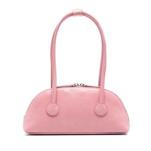 NWT MARGESHERWOOD Women Bessette Shoulder Bag Crinkle Calf Leather Pink or Blue